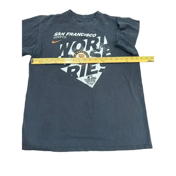 Nike San Francisco Giants MLB black Short Sleeve Crew Neck T-Shirt Size M - Picture 2 of 7